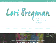 Tablet Screenshot of loribregman.com